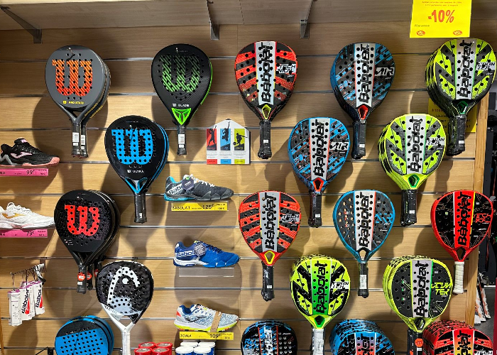 Matériel tennis, padel, squash